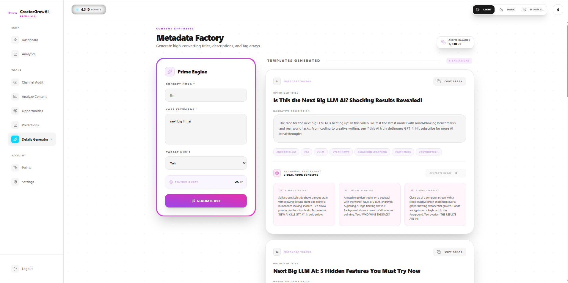Metadata Factory — Details Generator - Screenshot 2